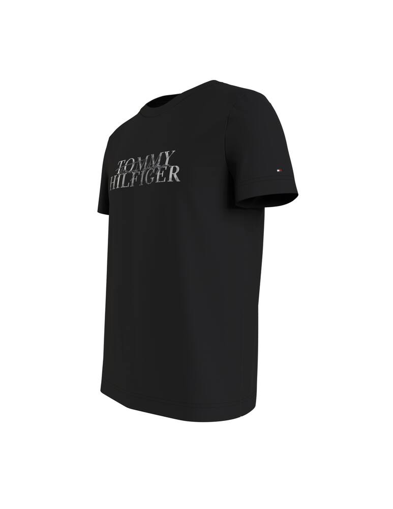 rinascente Tommy Hilfiger Check lettering t-shirt