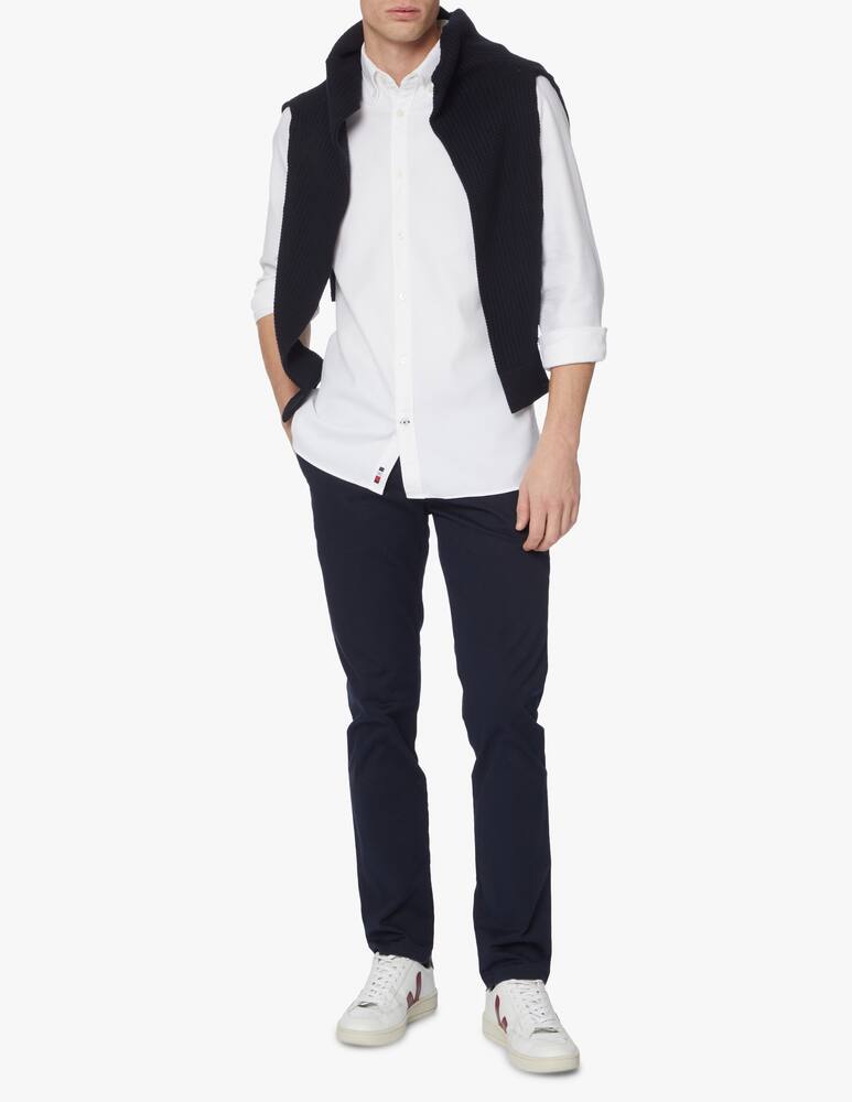 Tommy Hilfiger Chino bleecker slim th flex - blue - picture 1 Tommy Hilfiger Chino bleecker slim th flex - blue - picture 1