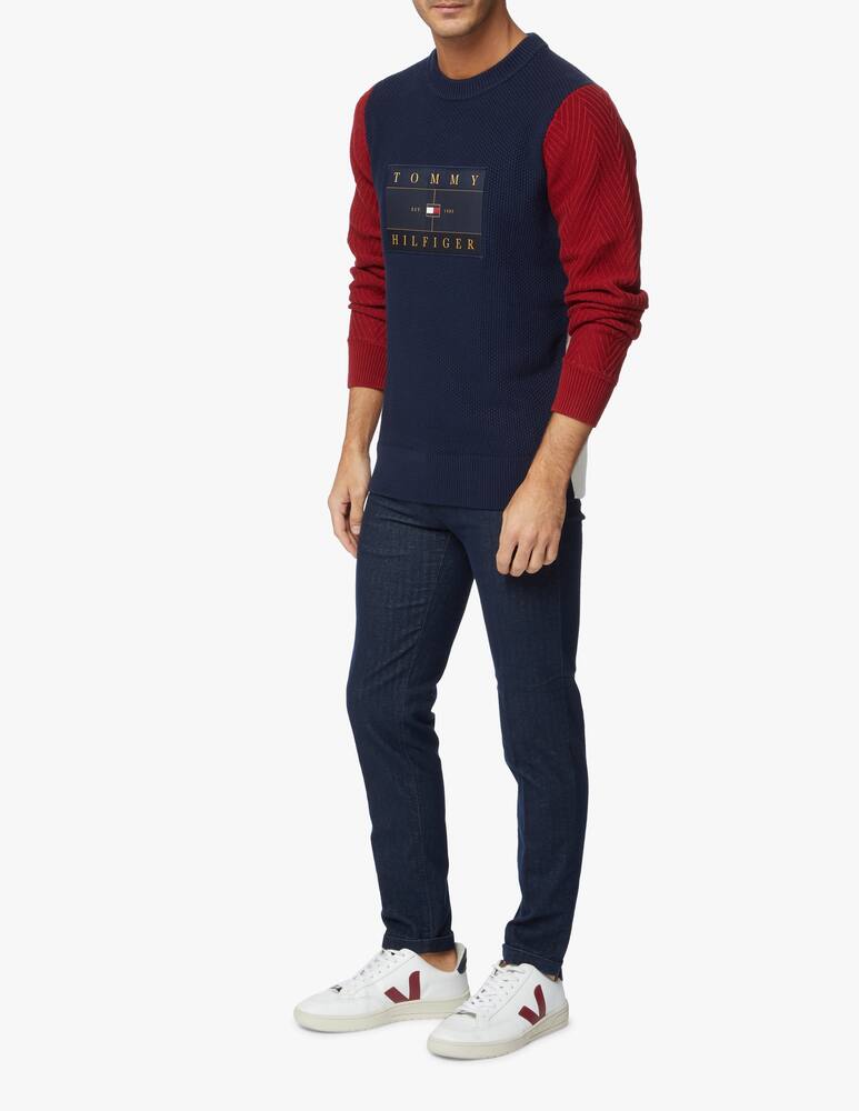 rinascente Tommy Hilfiger Cotton icon patch sweater