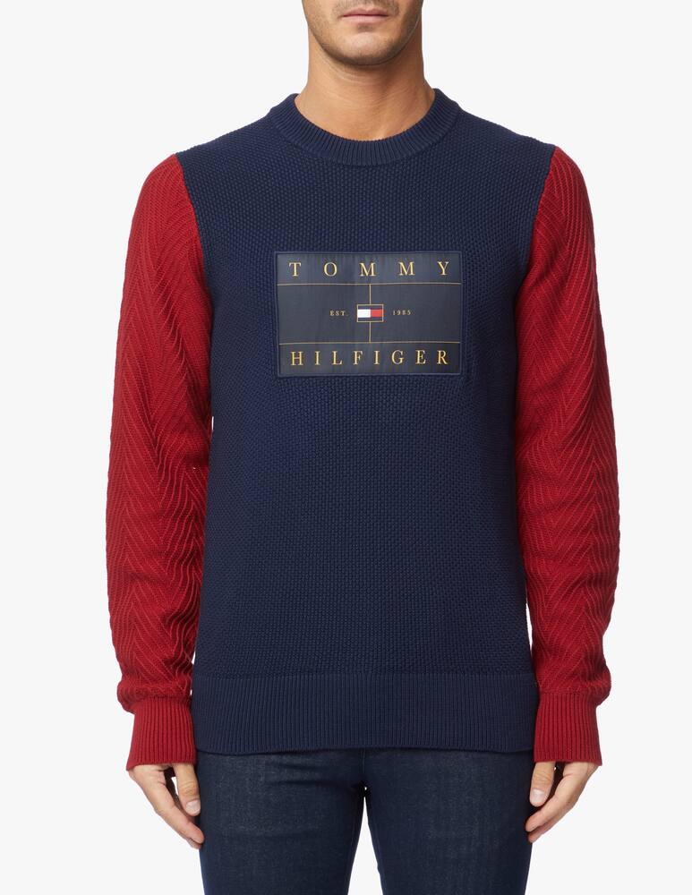 rinascente Tommy Hilfiger Cotton icon patch sweater