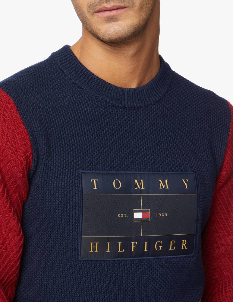 rinascente Tommy Hilfiger Cotton icon patch sweater