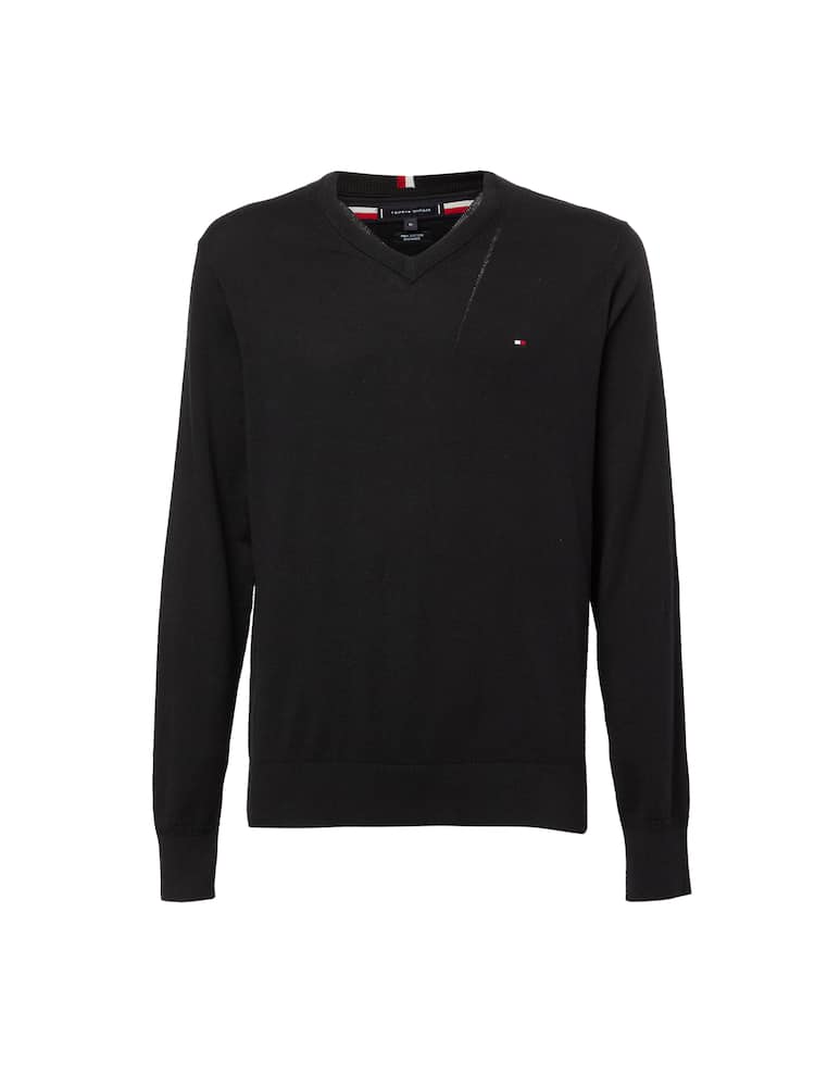 rinascente Tommy Hilfiger Cotton cashmere v neck sweater