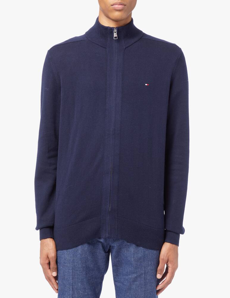 rinascente Tommy Hilfiger Cotton cashmere full zip sweater