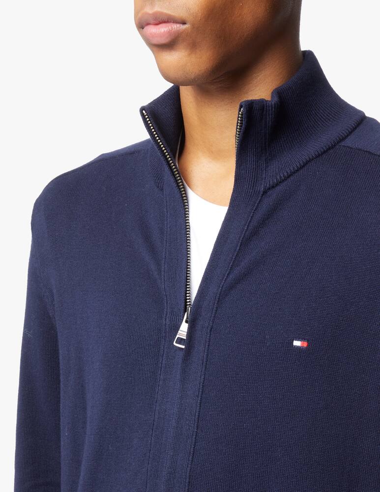 rinascente Tommy Hilfiger Cotton cashmere full zip sweater