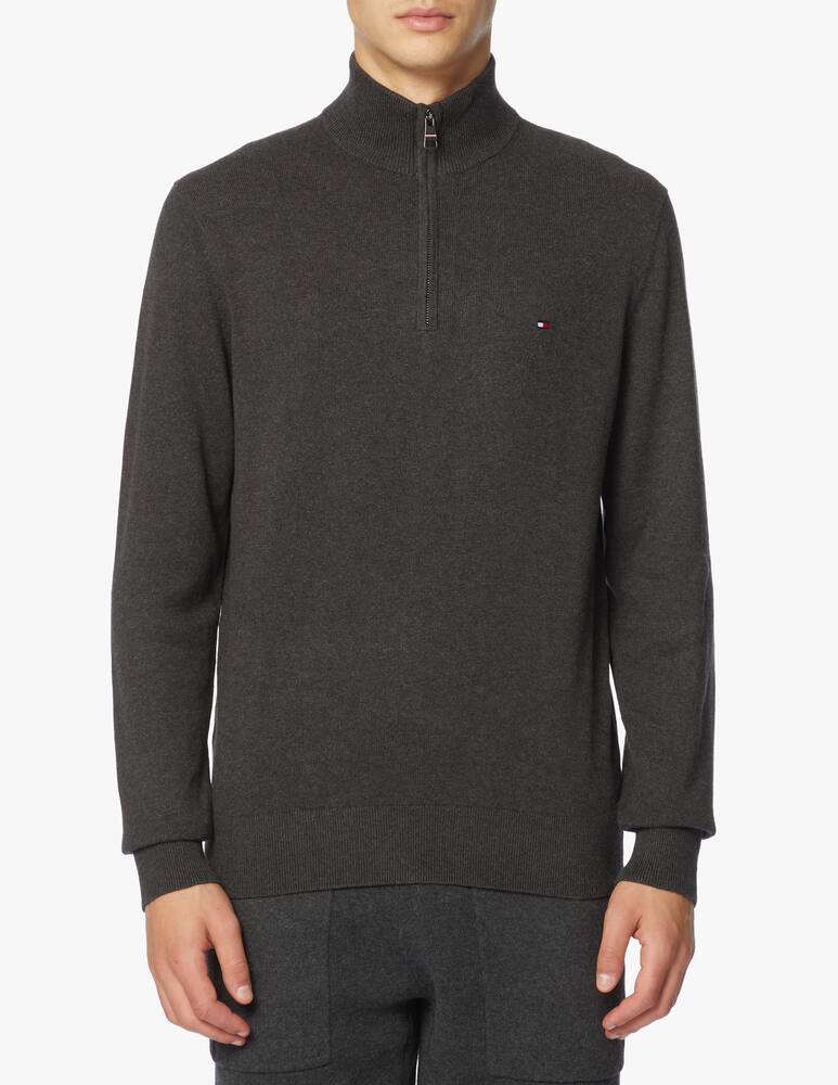 rinascente Tommy Hilfiger Cotton cashmere half zip sweater