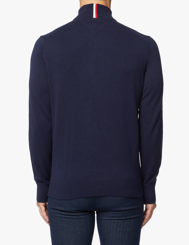 rinascente Tommy Hilfiger Cotton cashmere half zip sweater