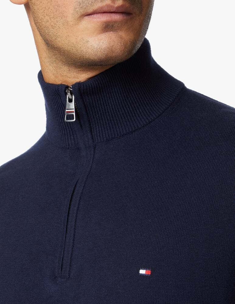 rinascente Tommy Hilfiger Cotton cashmere half zip sweater