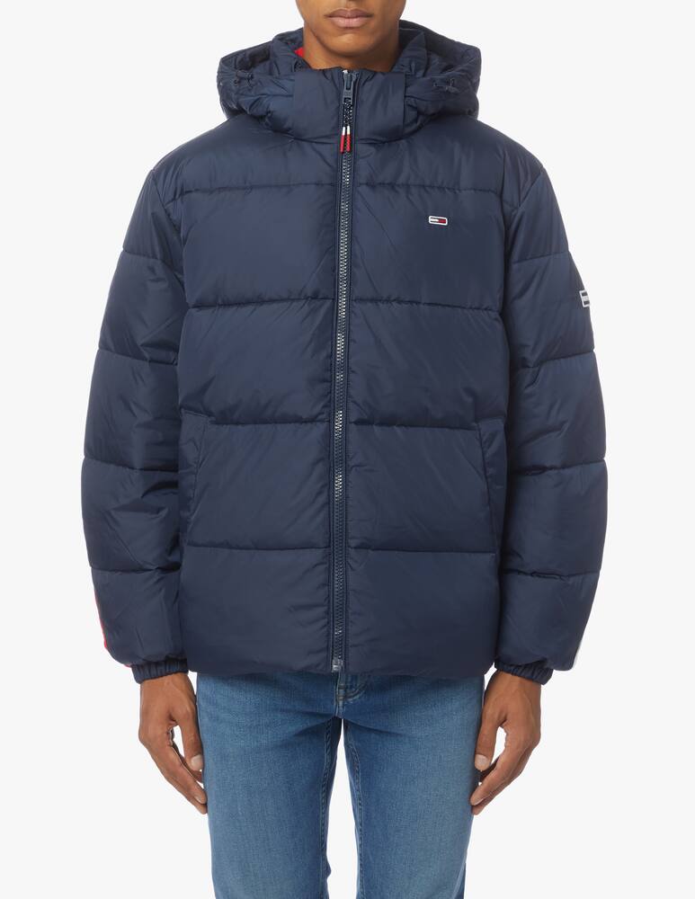 rinascente Tommy Jeans Puffy jacket with flag logo