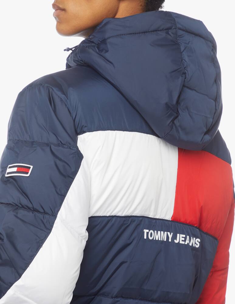rinascente Tommy Jeans Puffy jacket with flag logo