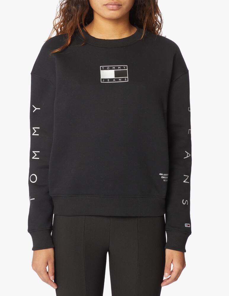 rinascente Tommy Jeans Felpa metallica