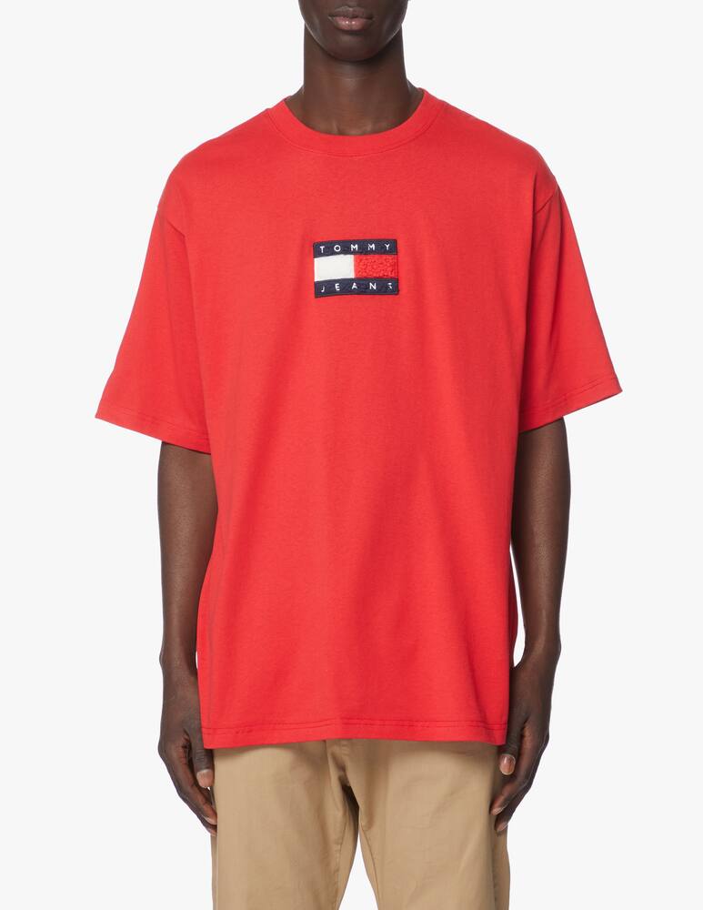 rinascente Tommy Jeans Maglietta girocollo con logo classic fit