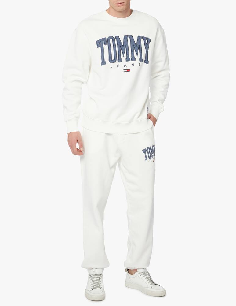 rinascente Tommy Jeans Felpa girocollo college logo