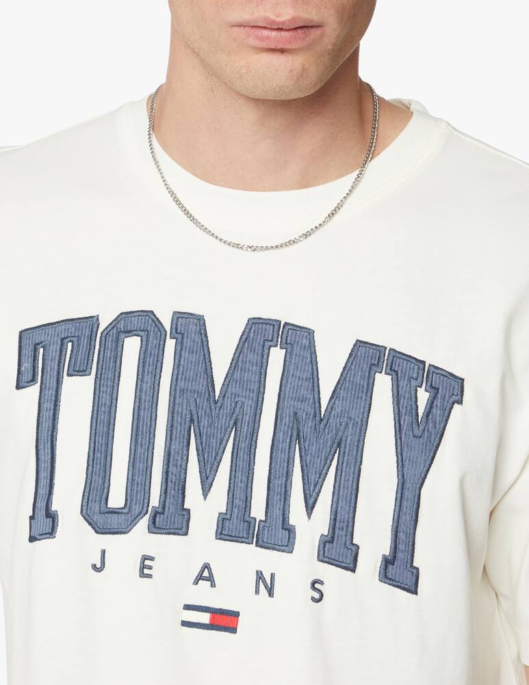rinascente Tommy Jeans Maglietta girocollo college logo classic fit