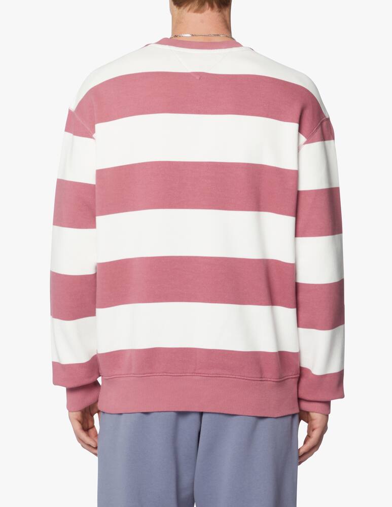 rinascente Tommy Jeans Stripes college roundneck sweatshirt
