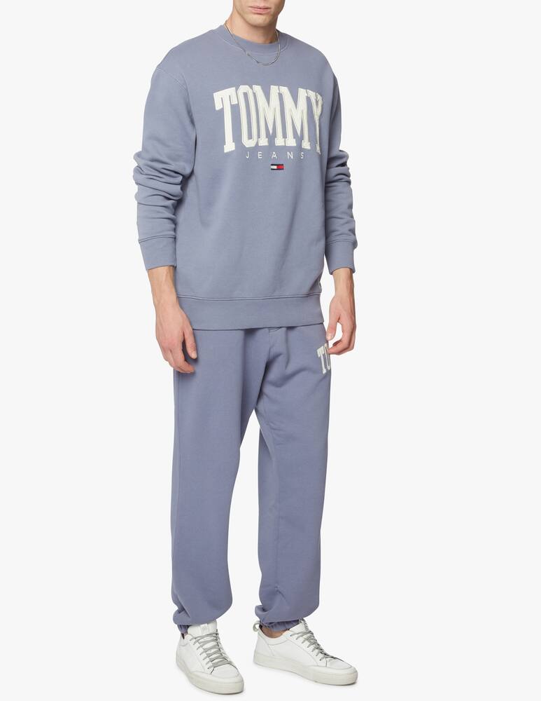 rinascente Tommy Jeans Logo college roundneck sweatshirt