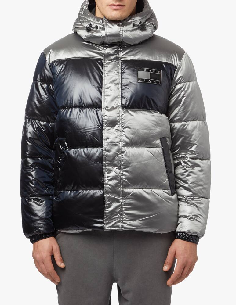 rinascente Tommy Jeans Giacca imbottita bicolore con cappuccio