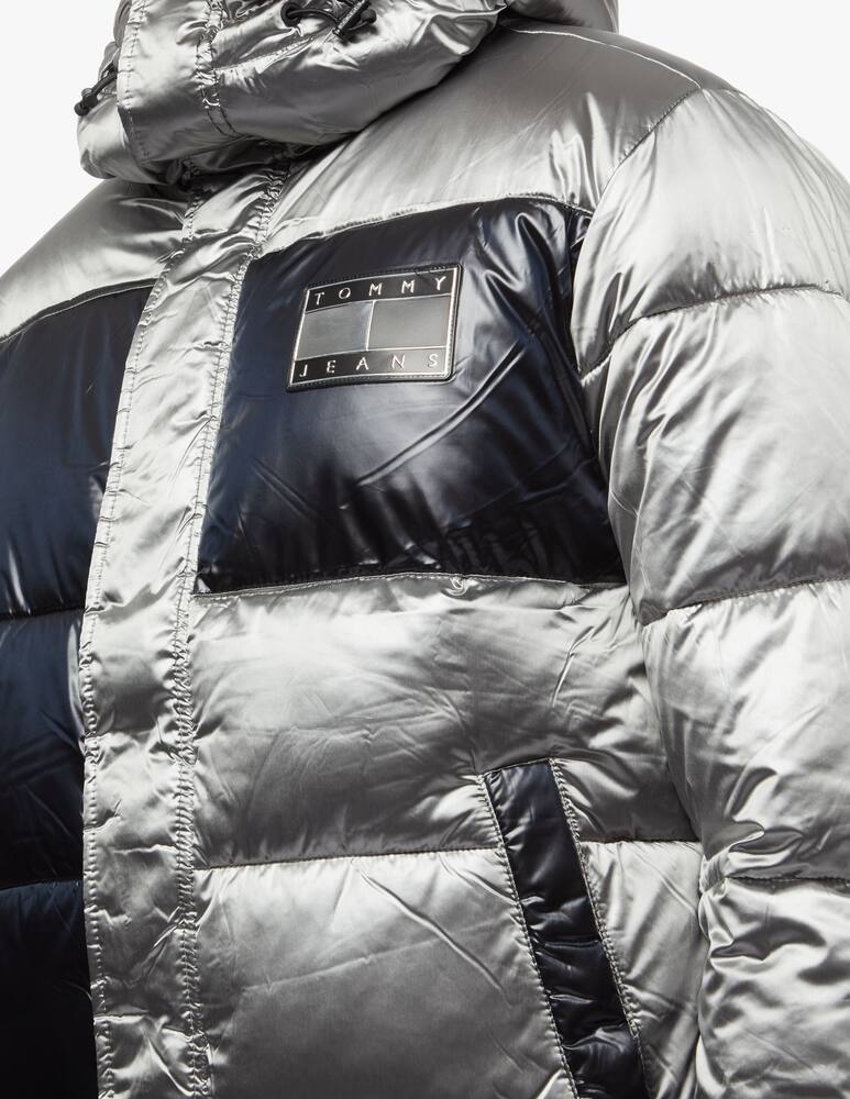 rinascente Tommy Jeans Giacca imbottita bicolore con cappuccio