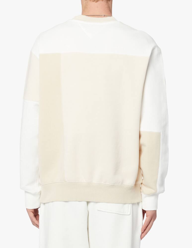 rinascente Tommy Jeans Logo college roundneck sweatshirt tonal cut