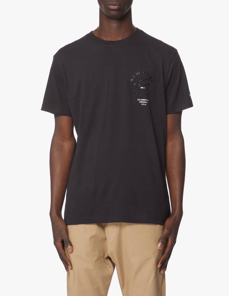 rinascente Tommy Jeans Metallic t-shirt circle logo regular fit
