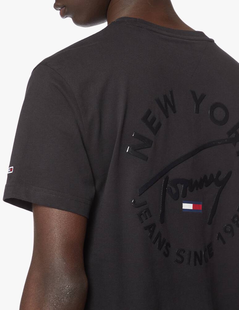 rinascente Tommy Jeans Metallic t-shirt circle logo regular fit