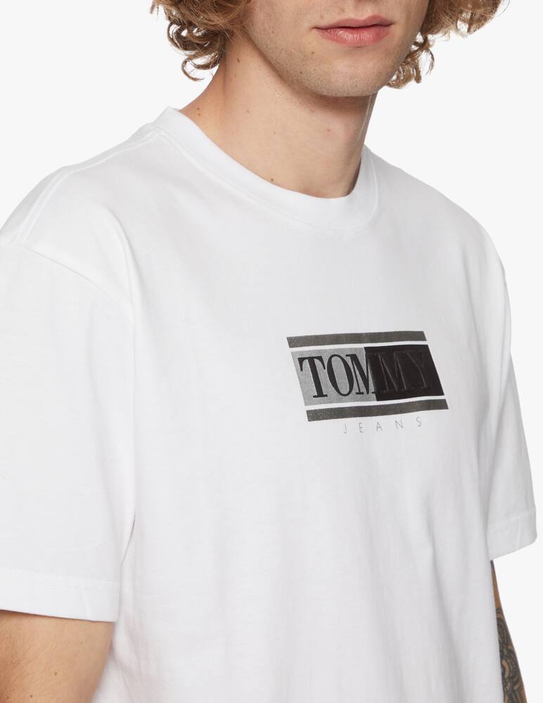 rinascente Tommy Jeans Mettalic t-shirt logo regular fit