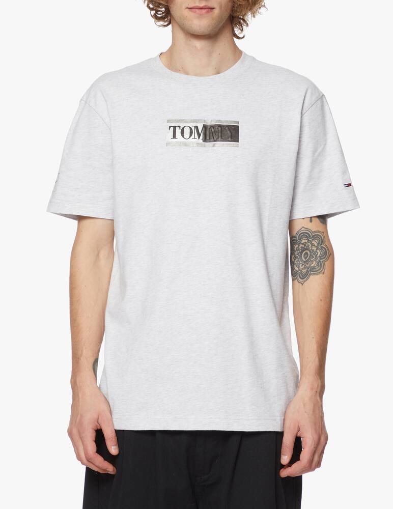 rinascente Tommy Jeans Maglietta girocollo metallic logo regular fit