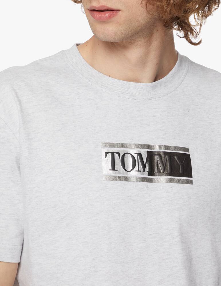 rinascente Tommy Jeans Maglietta girocollo metallic logo regular fit