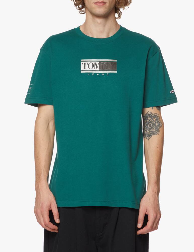 rinascente Tommy Jeans Maglietta girocollo metallic logo regular fit