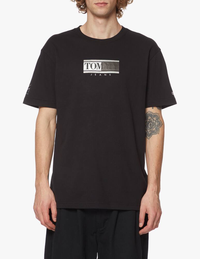 rinascente Tommy Jeans Maglietta girocollo metallic logo regular fit