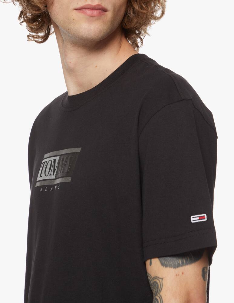 rinascente Tommy Jeans Maglietta girocollo metallic logo regular fit