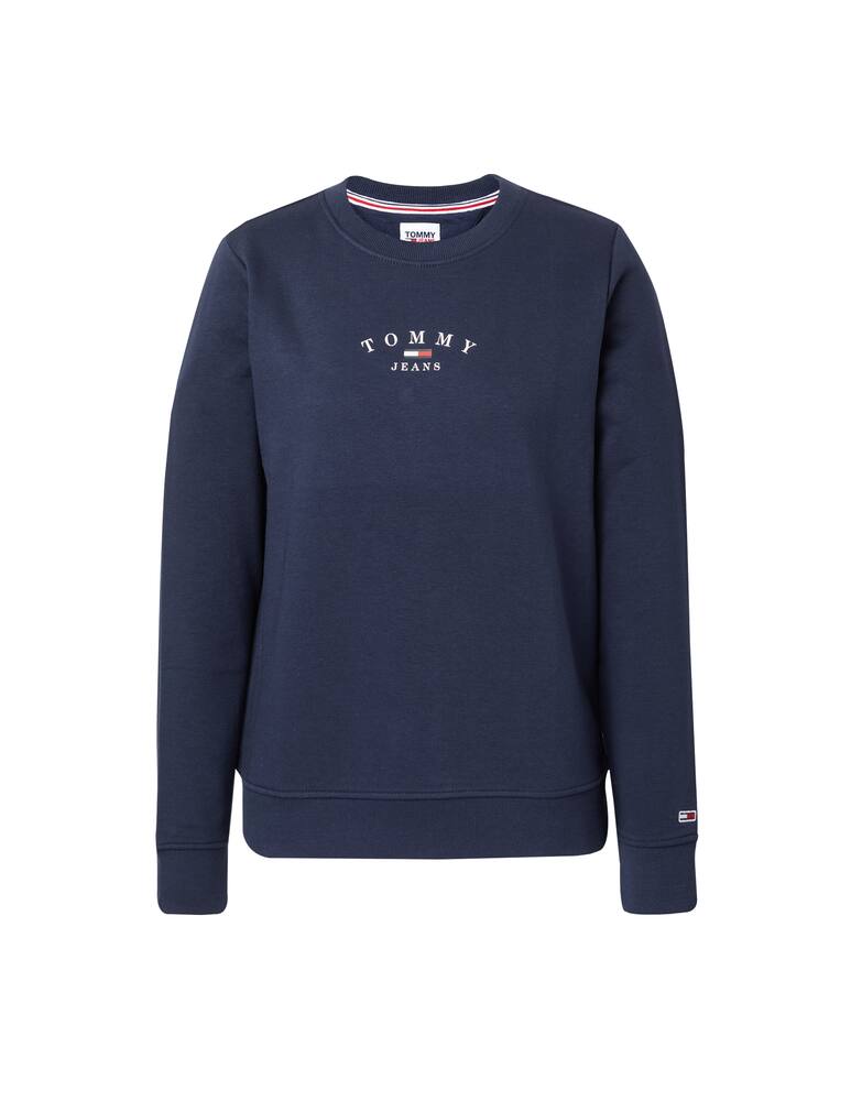 rinascente Tommy Jeans Felpa girocollo con logo - blu