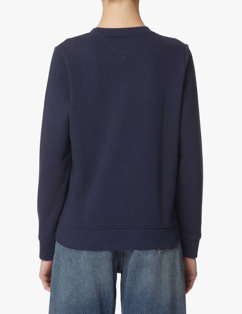 rinascente Tommy Jeans Felpa girocollo con logo - blu