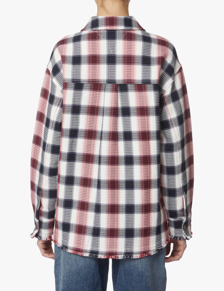 rinascente Tommy Jeans Camicia in cotone motivo check - rosso