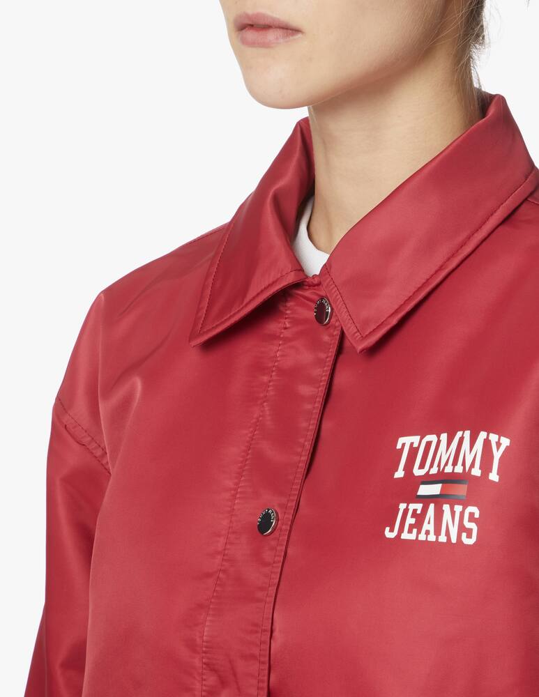 rinascente Tommy Jeans Nylon jacket - red