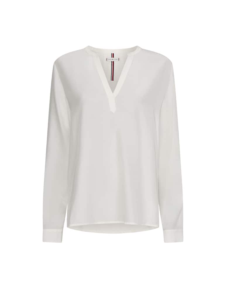 rinascente Tommy Hilfiger Blusa in viscosa - bianco