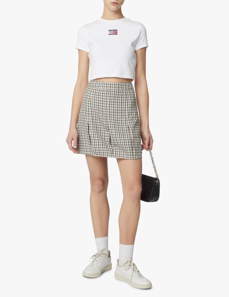 rinascente Tommy Jeans Cotton t-shirt with logo - white