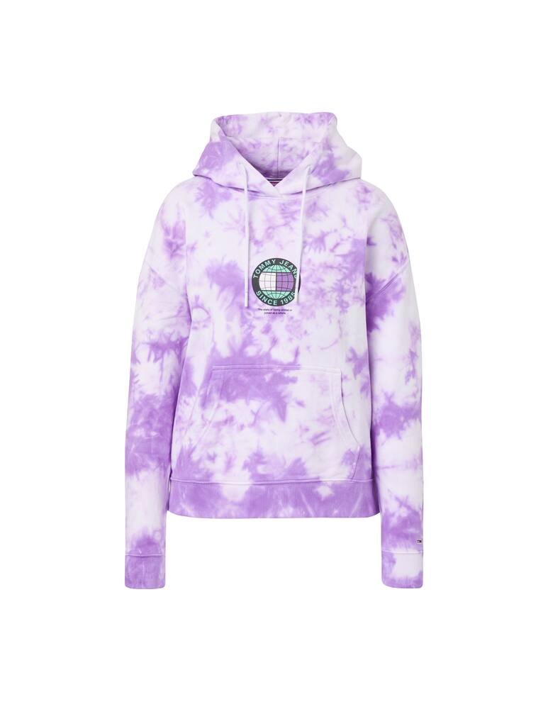 rinascente Tommy Jeans Tie-dye hoodie - lilac