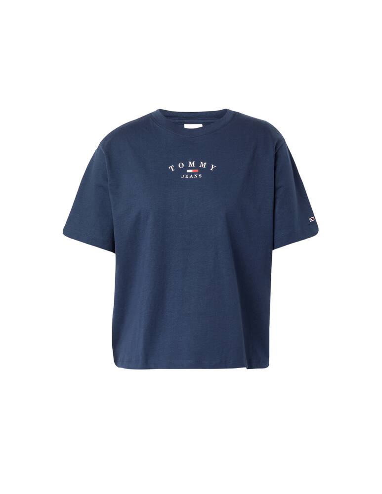 rinascente Tommy Jeans Cotton t-shirt with logo - blue