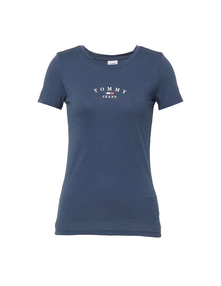 rinascente Tommy Jeans Cotton t-shirt with logo - blue
