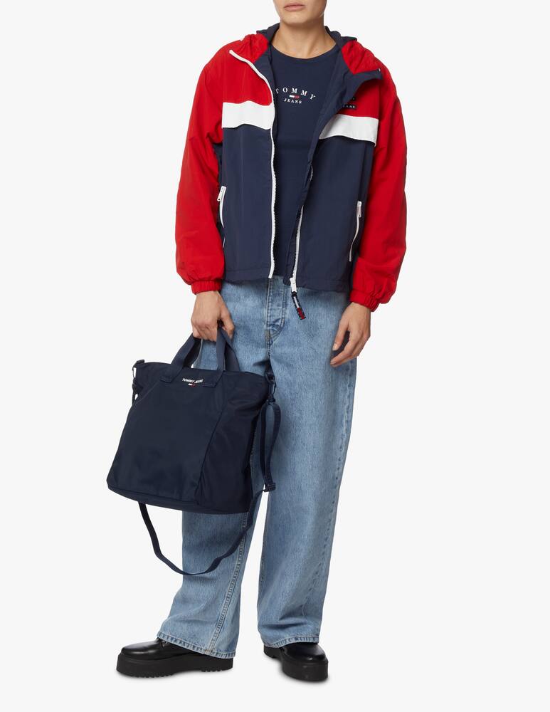 rinascente Tommy Jeans Cotton t-shirt with logo - blue