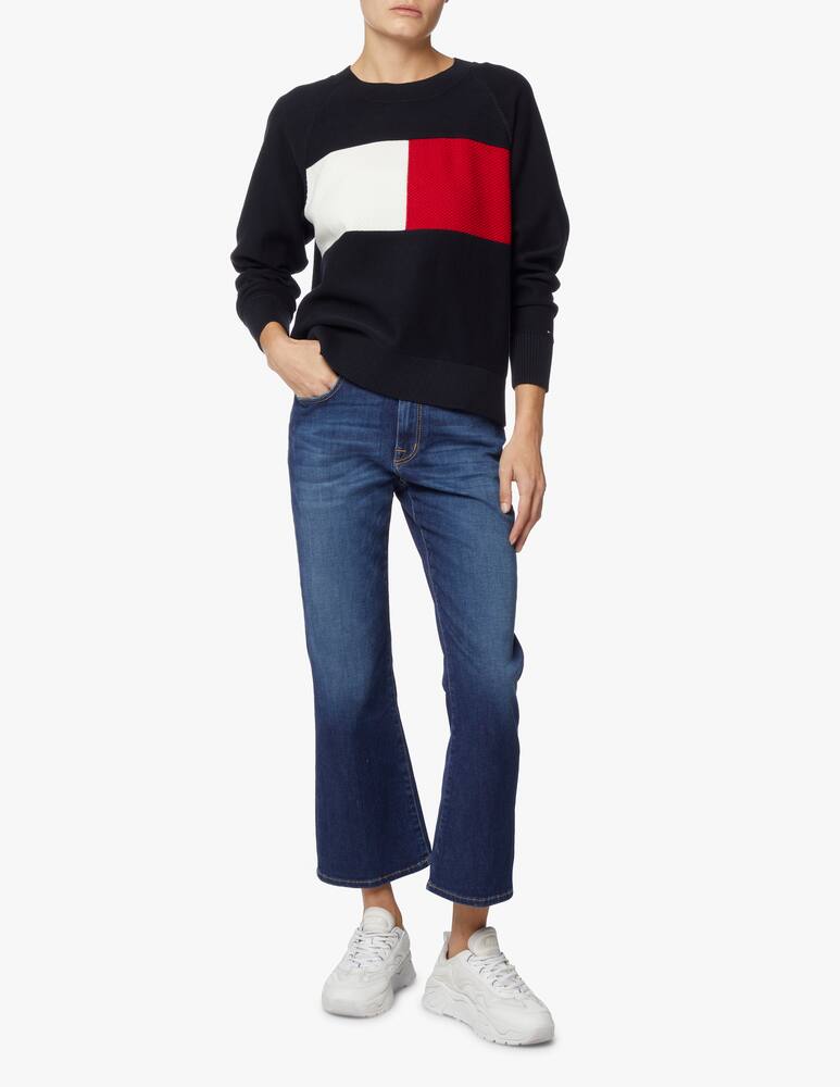 rinascente Tommy Hilfiger Cotton long sleeved tee - blue