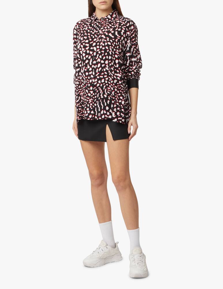 rinascente Tommy Hilfiger Blusa con stampa animalier - nero