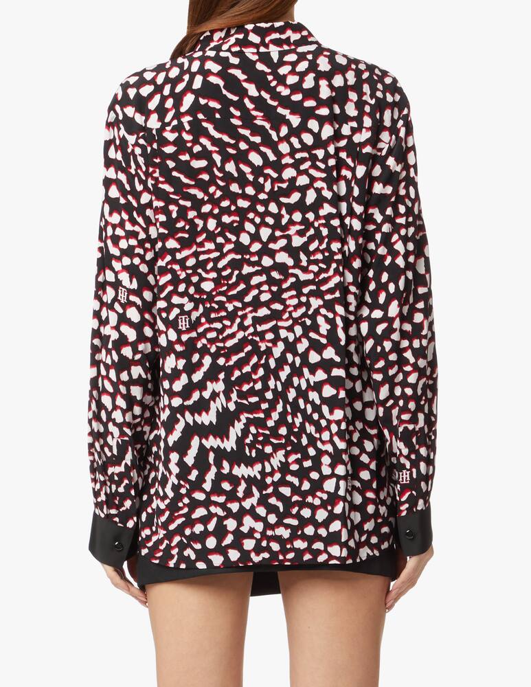 rinascente Tommy Hilfiger Blusa con stampa animalier - nero