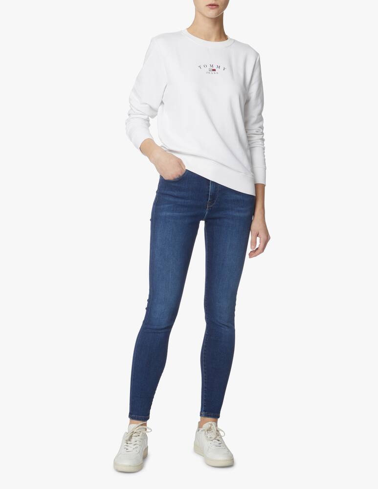 rinascente Tommy Jeans Sweatshirt with logo - white