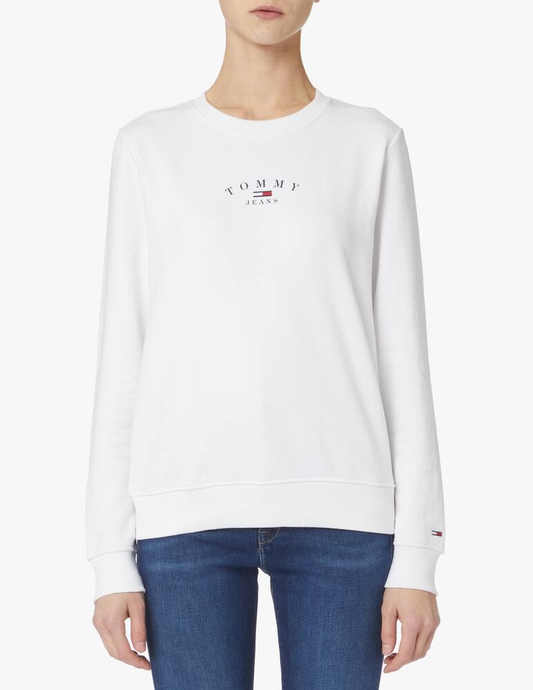 rinascente Tommy Jeans Sweatshirt with logo - white
