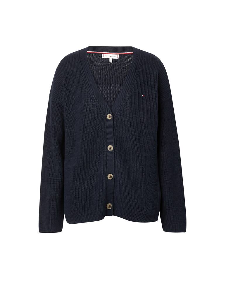 rinascente Tommy Hilfiger Cardigan in cotone - blu