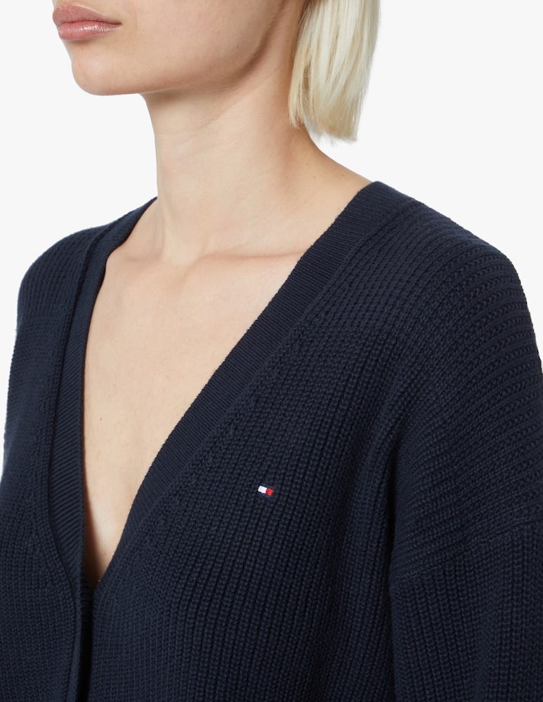 rinascente Tommy Hilfiger Cardigan in cotone - blu