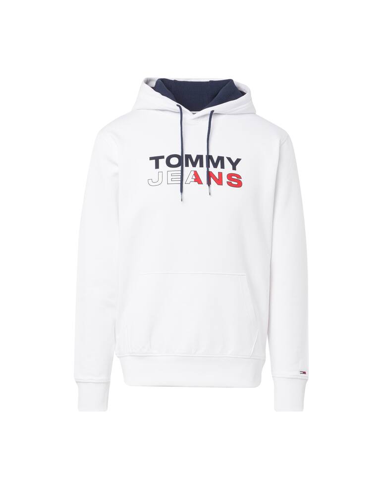 rinascente Tommy Jeans Logo hoodie - white