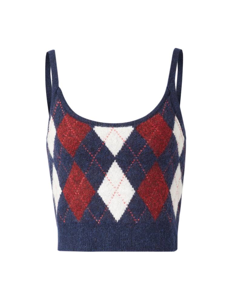 rinascente Tommy Jeans Crop top in maglia - blu