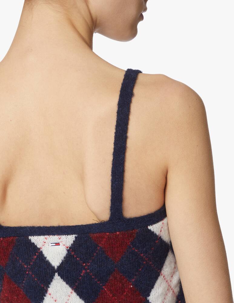 rinascente Tommy Jeans Crop top in maglia - blu